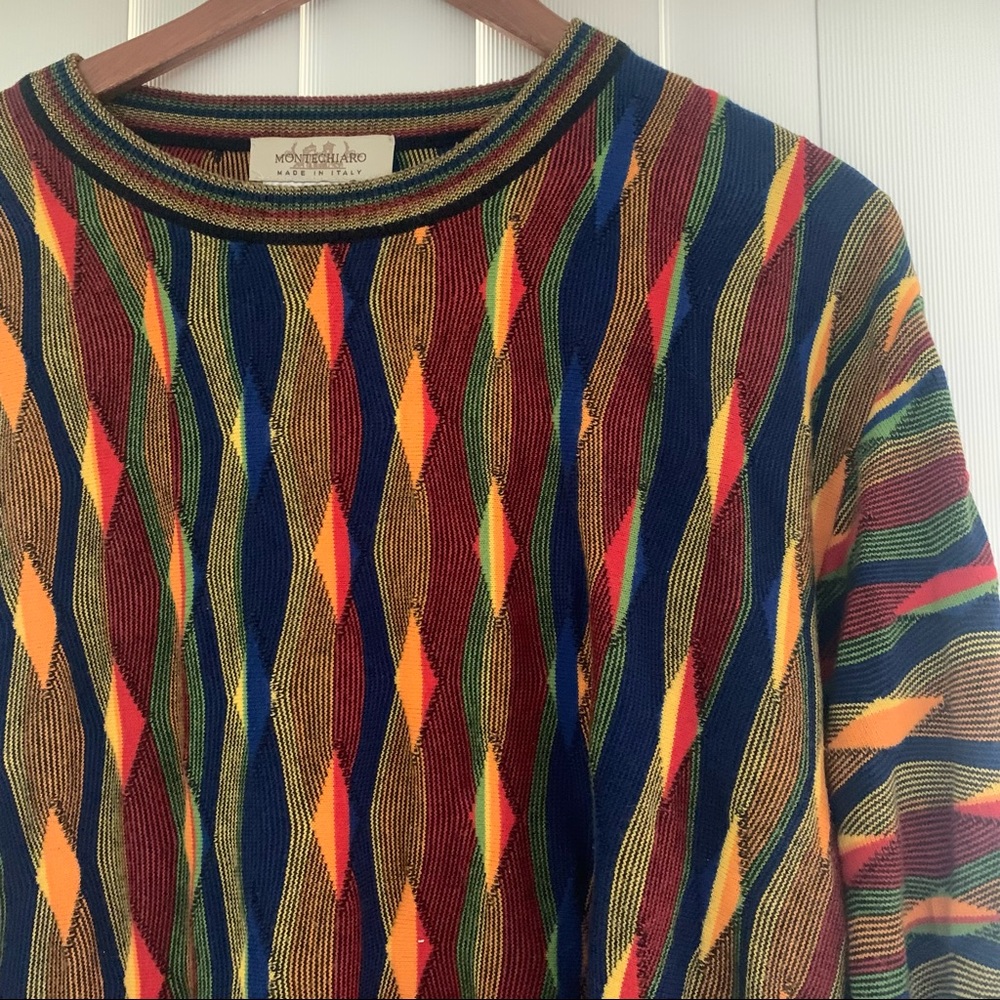 Vintage patterned men’s pullover size large